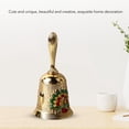 thumbnail image 3 of Retro Style Call Bell, Alloy Material Hand Bell With Rounded Handle, Clear Sound For Training Pets, Waking Families, Signaling Students, 3 of 8