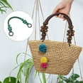 thumbnail image 5 of Uxcell 18.1" Wooden Beaded Bag Handles Purse Strap Handle for Purse Making, 4Pack Green, 5 of 6