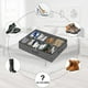 thumbnail image 5 of Armario zapatero bajo la cama - capacidad para 24 pares, cubierta transparente - tela no tejida, ahorra espacio - para zapatos, ropa y ropa de cama, 5 of 7