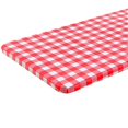 thumbnail image 1 of Bande Élastique Extérieure Flanelle Bande de Caoutchouc Couverture Imprimée à Carreaux Extensible Couverture de Table Adaptée pour Camping Extérieur Banquet et Fête Couverture de Table pour Fêtes Rectangle Tissu Action de Grâce, 1 of 8