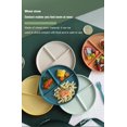 thumbnail image 3 of Divided Plate for Fat Reduction: Three Grid Combination for Rice, Vegetables, Fruit, and Dim Sum - Perfect Breakfast Tableware, 3 of 8