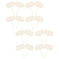 thumbnail image 4 of CIMAXIC Wedding 16PCS Cheese Markers Blank Toothpick Flags Appetizer Signs Food Labels Charcuterie Board Cupcake Toppers for Wedding Birthday Party Decorations,5.91"X3.54"X0.04", 4 of 5