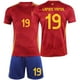 thumbnail image 1 of Camiseta de fútbol para niños, jóvenes y adultos Lamine_Yamal_#19 de España, camiseta de aficionado de la Eurocopa 2024, 1 of 5