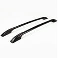 thumbnail image 4 of Yassdwbn 39" Car Decorative Side Bars Rails Roof Rack Top Frame Cover Trim Black Aluminum, 4 of 5