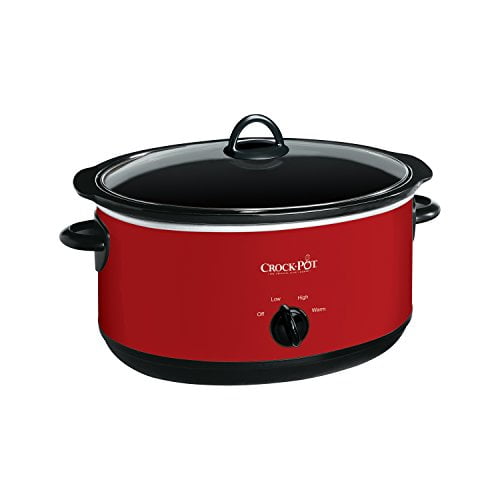 Used Crockpot Express Crock Slow Cooker, 8 quart, Red