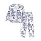 thumbnail image 1 of Balery World Travel2 Conjunto de Pijama con Estampado para Mujer, Conjunto de Dos Piezas con Manga Larga, Ropa de Dormir Suave con Bolsillos, Pijamas Cómodos-Large, 1 of 7