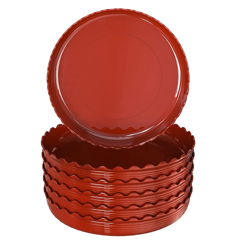 Plant Saucer 6Inch,6 Pack Durable Plastic Plant Trays,Plant Water