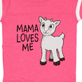 thumbnail image 4 of Inktastic Mama Loves Me- cute goat Boys or Girls Baby Bodysuit, 4 of 5