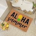 thumbnail image 6 of SLYNSHome Pineapple Component Door Mat Welcome Floor Doormat 23.62 X 15.75in Non Slip Floor Mat Summer Holiday Funny Novelty Door Mats Indoor Outdoor Decor, 6 of 8