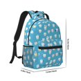 thumbnail image 2 of Goofa Healthy And Ill White Teeth Pattern Comfortable Student Backpack - Ergonomic Design, Durable, Water-Resistant, Multi-Compartment,Travel, and Outdoor Activities, 2 of 5