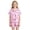 r-160Pink74, variant on HAYIMI Child Girls 2 Piece Pajama Set Short Sleeve Lapel Button Down Shirt and Ruffled Shorts with Bowknot Print Kids Sleepwear Stylish Nightwear