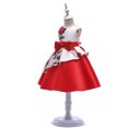 thumbnail image 5 of Lilgiuy Girls Beauty Dresses Comfortable Flowers Print Bow Ruffles Gown Photography Performance Party Long Dress 3-9 Years, 5 of 5