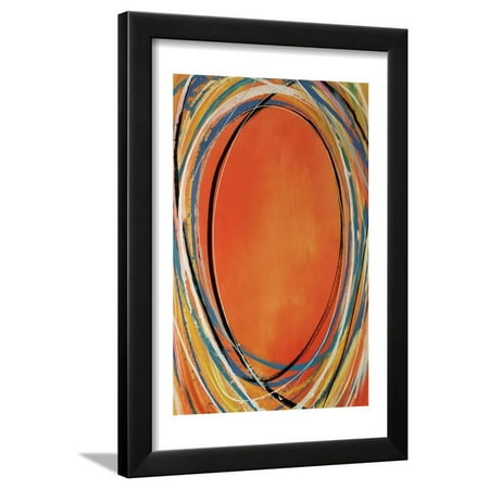 Spindle Round Framed Print Wall Art By Sydney Edmunds