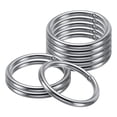 thumbnail image 1 of Unique Bargains 64mm Metal O Rings, 8 Pack 304 Stainless Steel Round Rings for Hardware Bags, 1 of 7