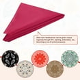 thumbnail image 4 of Uxcell 2-Pack Bandanas de Color Sólido, Pañuelo de Cabeza de Poliéster Suave de 21 Pulgadas/54cm para Hombres/Mujeres/Cowboys, Pañuelos para la Cabeza [Rojo Rosa], 4 of 7