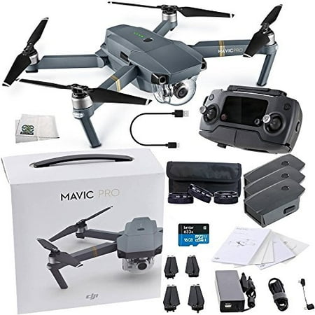 DJI Mavic Pro Collapsible Quadcopter Ultimate Videographer Bundle