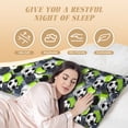 thumbnail image 4 of Lsque Football Body Pillow Case Cover,Ultra-Soft Microfiber Bed Pillow Cases 20x54 inches,Elegant Bedding,Breathable Durable Pillow Cover with Envelope Closure, 4 of 8