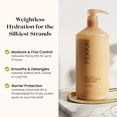 thumbnail image 5 of Fekkai Shea Butter Conditioner, Moisturizing & Hydrating Hair Care, Helps Reduce Frizz, Improve Softness, Smoothness and Shine, Sulfate Free, Vegan & Cruelty Free, 1 L/33.8 fl oz, 5 of 5