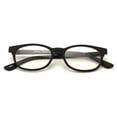 thumbnail image 1 of Vision World Eyewear V.W.E. Fun Neon Color Spherical Frame Readers Reading Glasses - Matte Translucent Rubberized Finish (Black, 1.50), 1 of 4