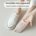 thumbnail image 6 of 6 Pairs Invisible Ice Silk Breathable Socks,No Show Socks Ultra Low Cut Liner Socks Non Slip Hidden for Womens sock, 6 of 7