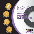 thumbnail image 4 of CoverGuard Center Cut Overpatches for Dexcom G7, 25 Count Black – Waterproof Latex-Free CGM Sensor Covers with Non-Adhesive Center, 4 of 12