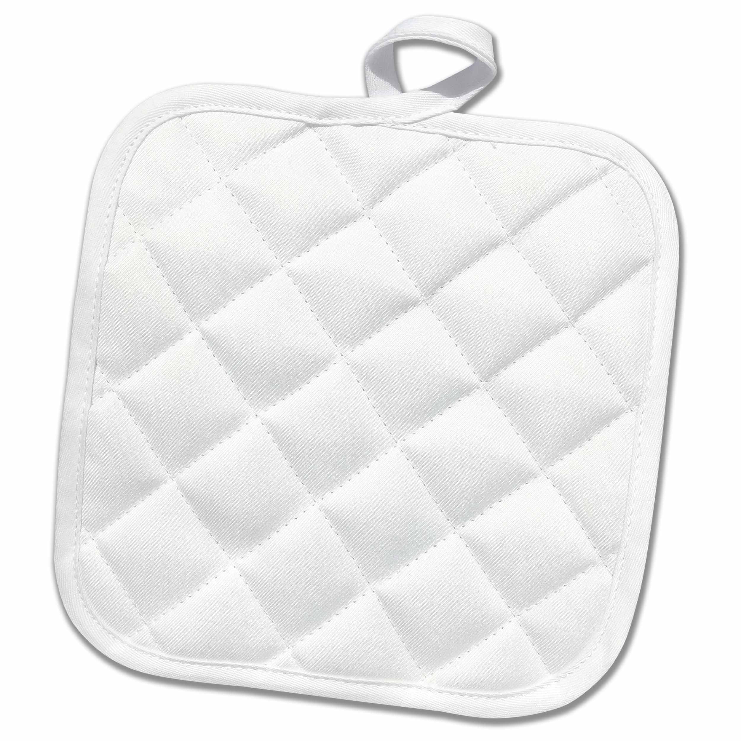 3dRose Pure white bright colorless plain simple one single solid