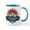 White/Blue Inside, variant on CafePress - Mccauley Mountain Old Forge New York Mugs - 11 oz Ceramic Mug - Novelty Coffee Tea Cup