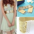 thumbnail image 3 of Dress Choice Sequin Belt for 70s 80s Costume Party,Disco Party Costume Wide Waist Elastic Belt for Women Girl Metal Buckle Glitter, 3 of 5