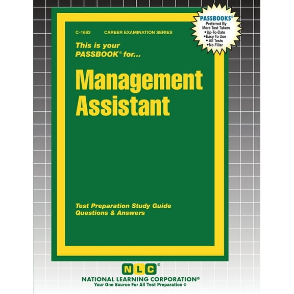 Career Examination Management Assistant, Book 1683, (Paperback)