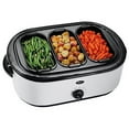 thumbnail image 4 of Oster 18-Quart Counter-Top Electric Roaster Oven with Buffet Tray Server, White, 4 of 4