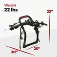 thumbnail image 2 of Pre-Owned Yakima 2 Bike Capacity Trunk Bike Strap Rack w/ZipStrips, Black, 2 of 12