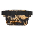 thumbnail image 3 of Balery Grim Coffee Skull Mochila Cinturón para Mujeres y Hombres, Bolsa de Cintura Impermeable de Doble Capa con Correa, 3 of 9