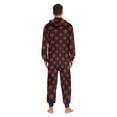 thumbnail image 7 of joogoo Red Checkered Black Unisex Adults Onesies Pajamas Jumpsuits L, 7 of 7