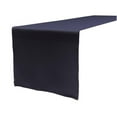 thumbnail image 1 of Chemin de Table en Popeline de Polyester, Marine - 14 x 108 Po., 1 of 1