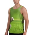 thumbnail image 2 of Salouo golf ball after putting to the golf hole for Men's Tank Tops,Sleeveless Muscle Shirts for Men Quick Dry Workout Tank Top Gym Muscle Tee Fitness Bodybuilding Sleeveless T Shirt-Large, 2 of 7