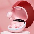 thumbnail image 4 of Bluetooth Compatible 5 Auriculares Inalámbricos Impermeables LED Estéreo TWS Auriculares con Micrófono Pequeños Auriculares Deportivos Portátiles Rosa AweSitey EL023071-02B, 4 of 6