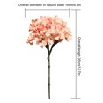 thumbnail image 3 of Simulación de flores artificiales 24 ramos de hortensias artificiales Flores artificiales para exteriores para decoraciones de macetas colgantes para interiores y exteriores Akmoler, 3 of 9