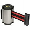 Lavi Industries 50-41300SA-BR Wall Mount 13 ft. Retractable Belt Barrier, Black with Red Stripe