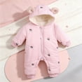thumbnail image 2 of Newborn Infant Baby Boy Fall Jumpsuit Letter Embroidery Romper, 2 of 9