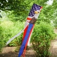 thumbnail image 3 of In the Breeze 5053 — Eagle Patriotic Hanging Windsock Décor, 30-Inches — Colorful Value Patriotic Windsock, 3 of 5