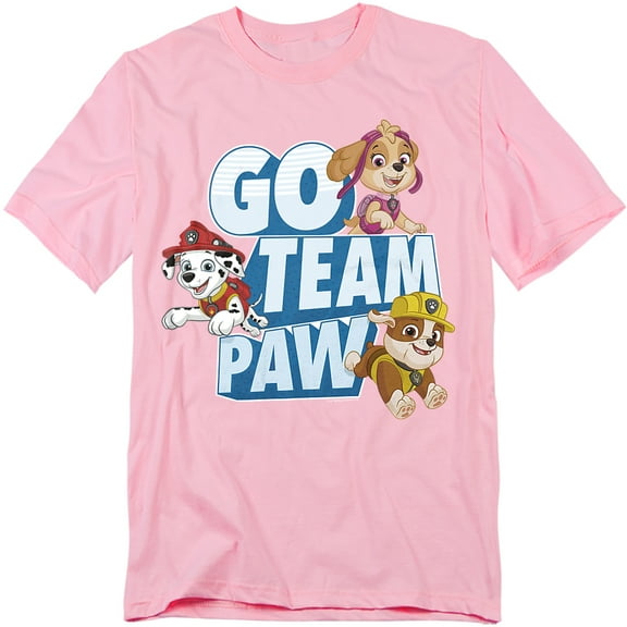 Paw Patrol T-Shirt Go Team Paw Unisex Graphic Tee For Men & Women