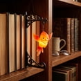 thumbnail image 6 of QISIWOLE Hanging Bird Shelf Lamp, Animal Book Light Decorative LED Ornament, 3.94 x 1.97 in Iron, for Bookshelf Reading Nook and Desk Decor, 6 of 6