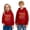 1Red168, variant on XAOFW Children's Hoodies Sweatshirts 100 Days Of School Print Fashionable Hoodie Casual Loose Fit Pullover Long Sleeve Hooded Sweatshirt Soft Breathable Holiday Vacation Top