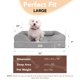 thumbnail image 5 of Friends Forever Cama grande para perro, sofá ortopédico para perro, colchón de espuma viscoelástica, sofá cama calmante para perro, almohada con borde de pared, forro resistente al agua, funda lavable, 5 of 5