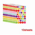 thumbnail image 1 of 10-40sheet Reward Stickers for Children Colorful Flower Star Heart Dot Behavior Chart Scrapbook Sticker Student Teacher Supplies 10sheets dot, 1 of 6
