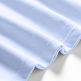 thumbnail image 5 of JTSRKL Cute Kids Baby Girls Short Sleeve Splicing T-Shirts Casual Raglan Sleeve Crewneck Pullover Tops Trendy Oversized Comfy Workout Tees Shirt Blue 12-18 Months, 5 of 7