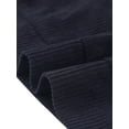 thumbnail image 5 of DARING DIVA Women's Plus Size Button Down Long Sleeve Shacket Jacket 1X Navy Blue, 5 of 6