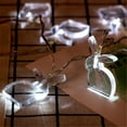 thumbnail image 3 of Bargain Easter Bunny String Lights Decorative Lights 10 LED Battery Type 1.65M 2025 New, 3 of 4