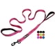 thumbnail image 1 of Correa para perros Primal Pet Gear, doble asa, nailon, 1,8 m, rosa, 1 of 2
