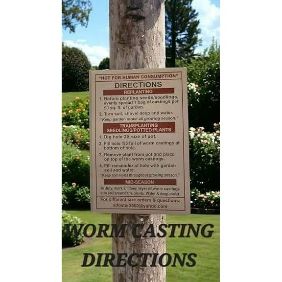Foster's Worm Castings, 100% All Natural Worm Castings